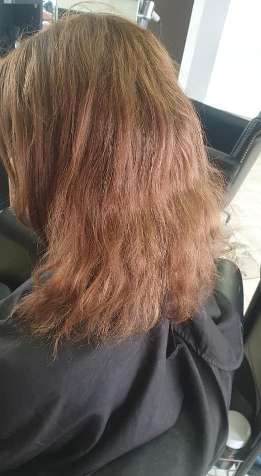 Copper tones colour work at Nate’s Hair